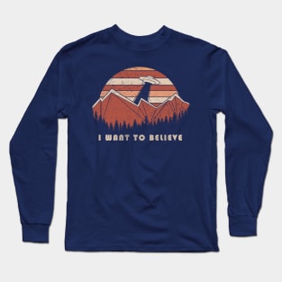 I want to believe Long Sleeve T-Shirt